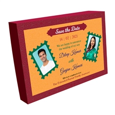 Wedding Announcement Gift Box 6 S + 1 L Compartments